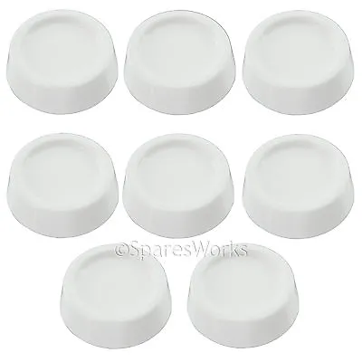 8 X Rubber Feet For BAUKNECHT BEKO BLOMBERG Washing Machine Dryer Fridge • £12.59