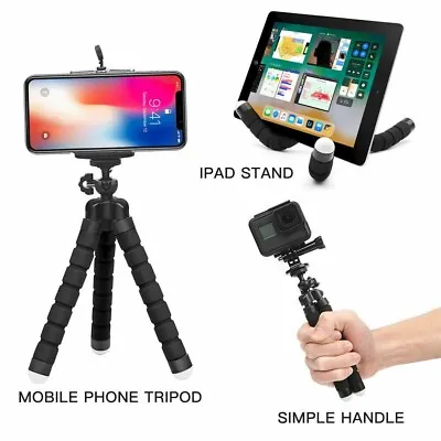 Tripod For IPhone 13 Pro Max Mini Octopus Flexible Stand Mount Holder Universal. • £5.79