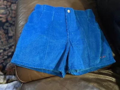 Mens Vintage Op Ocean Pacifc Cord Shorts Longriders Dog Town Surf 32 Blue • $75.88