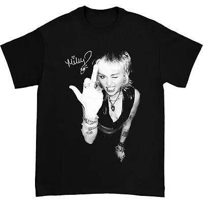 New Miley Cyrus Live Cotton Black T-Shirt • $16.99