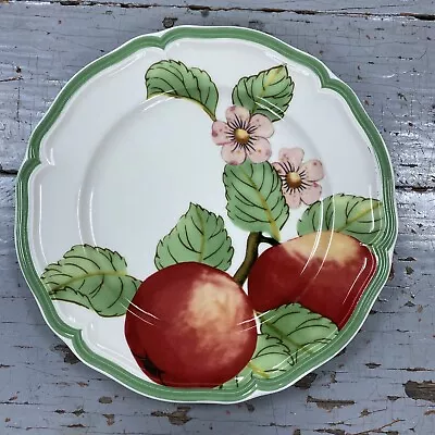 VILLEROY & BOCH French Garden Modern Fruits Salad Plate 8.25  NEW • $29.99