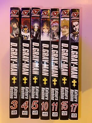 D. Gray Man Series Set Manga Book Lot 7 Total Volumes English • $60