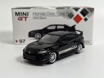 Honda Civic Type R FK8 HKS Black RHD 1:64 Scale Mini GT MGT00097R • $63.36