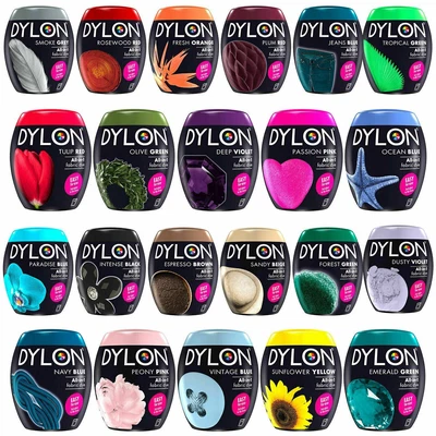 £20.49 • Buy Dylon Washing Machine Fabric Dye Pod 350g For Clothes 1pk, 2pk Or 3pk