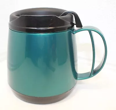 Vintage 20 Oz Aladdin Insulated Travel Coffee Cup Mug Green Fat Bottom EUC! • $22.95