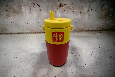 Vintage Coleman 5590 Half Gallon Water Jug Cooler Slim Jim Branded Yellow Red • $19.95