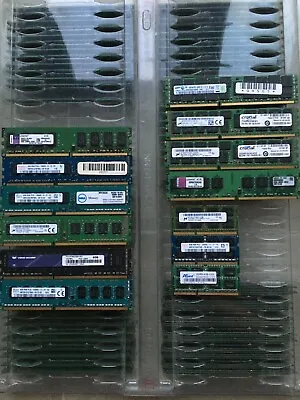 4GB 8GB 16GB 32GB LOT PC Desktop Laptop Server DDR2 DDR3 DDR4 Memory Modules RAM • £9.99