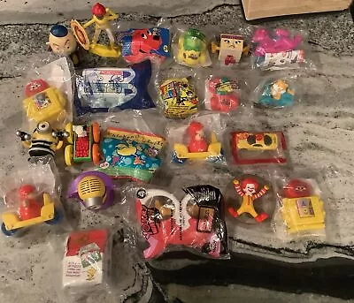 Vintage Lot Of 22 KidsFast Food Meal Toys Wendy’s McDonald’s • $14