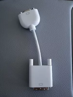 Genuine Apple Mac Male DVI To VGA Monitor Video Adapter Cable (DVI-I To VGA) • $7
