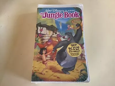 Vhs New Find Black Diamond Walt Disney Jungle Book Sealed In Shrink  • $89