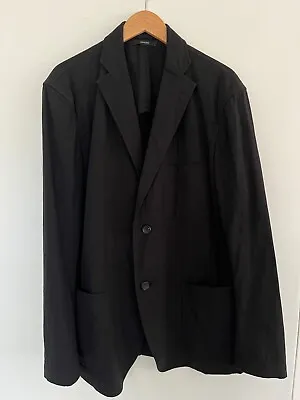 $225 • Buy Issey Miyake Mens Casual Black Cotton Blazer Size 5