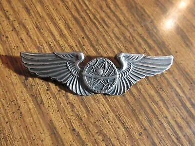 Ww 2 US Army Air Force AAF NAVIGATOR  Wing Full Size 3 Inch Pin Back Sterling • $129.99