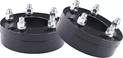 $74.99 • Buy 2x 6x5.5 To 5x5 Wheel Adapters 2 Inch Use 5 Lug Wheels On 6 Lug Trucks 14x1.5