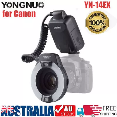 YONGNUO YN-14EX Macro Ring Speedlite Flash LED Light + Adapter Rings For Canon • $156