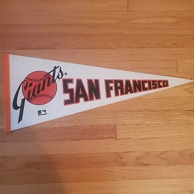 Vintage 1970s San Francisco SF Giants MLB Baseball Pennant 30x12 Felt NICE • $24.95