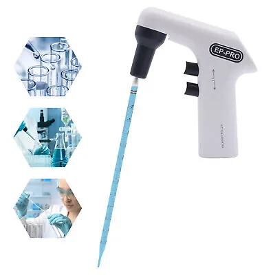 0.1-100ml Digital Electric Pipette Controller Automatic Electronic Pipette Pump • $94.05