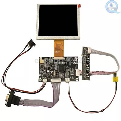 AV+VGA LCD Controller Driver Board LCD Display With 5  Inch ZJ050NA-08C 640x480 • $23.79