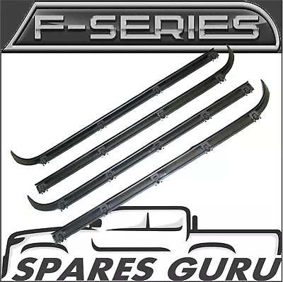 $135 • Buy Ford F150 F250 F350 New Door Window Weatherstrips Scrapers 1987-1992