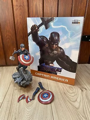 Captain America 1/10 Deluxe Iron Studios Avengers Endgame Statue • £125