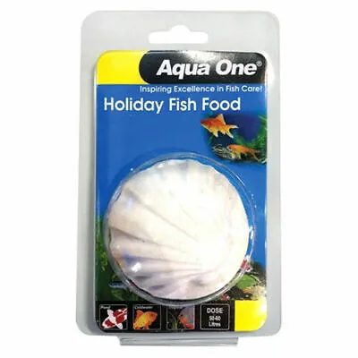 Aqua One 10-14 Days Holiday Feeder Aquarium Fish Tank Food Block 2 Week Vacation • £5.50