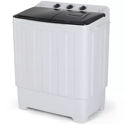 30Lbs Twin Tub Washer And Dryer Combo 2 In 1 Mini Washer W/ Built-in Drain Pump • $169.99