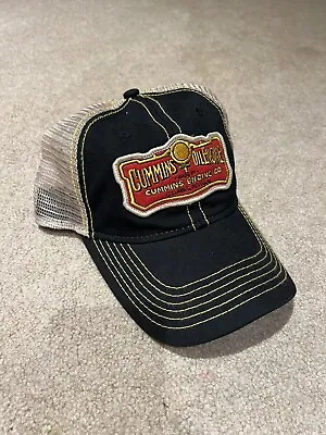 Cummins Diesel Oil Engine Co. Retro Trucker Black Mesh Cap Hat • $20.99