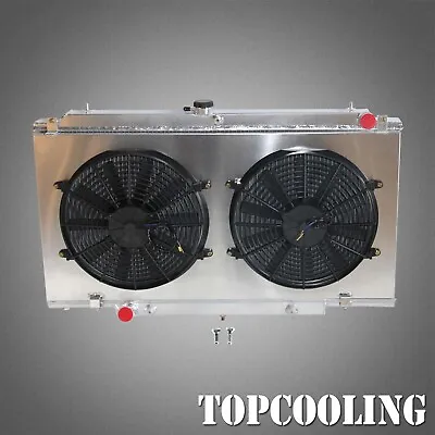 3Row Radiator+Fan Shroud For Nissan Patrol 1997-2003 Y61 GU TD42 4.2L 6Cyl AT MT • $325