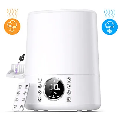 Customized Humidity 6L Vaporizer Warm And Cool Mist Humidifiers For Room Remote • $42.62