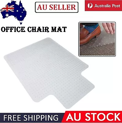 PVC Office Chair Protector Mat Carpet Floor Home Work PVC Plastic Computer Mats • $39.99