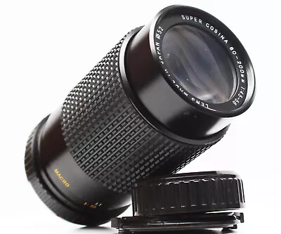 Vintage Cosina F/4.5-5.6 80-200mm Minolta MD Mount Zoom Macro Lens + Images • $42.46