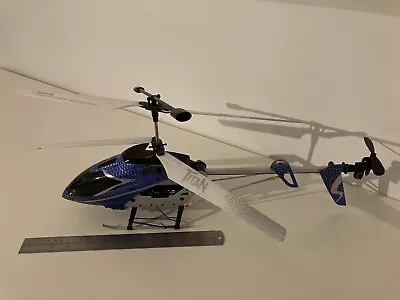 Titan Grand Large RC Light-Up Electric Helicopter 40 MHz Working Good Condition • £179