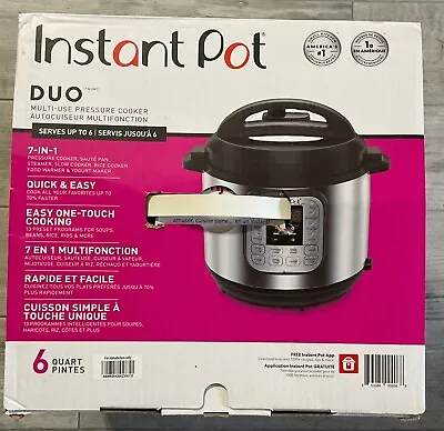 Instant Pot® Duo 6 Quart Multi Use Pressure Cooker 7 In 1 Serves 6 NEW IN BOX • $99.90