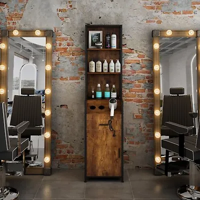 Wall Mount Salon BarberStation Barber Beauty Spa Salon Equipment Storage Cabinet • $169.99
