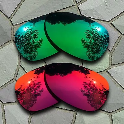 Jade Green&Violet Red Polarized&Anti-scratch Lenses Replacement For-Oakley Felon • $15.98