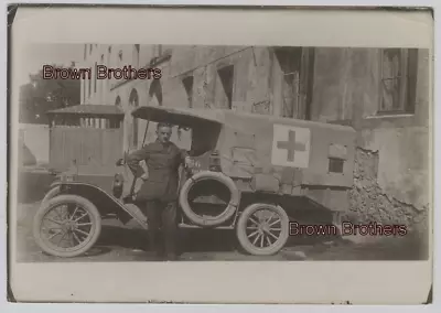 Vintage 1910s WWI Ford Motor Company Automobiles & Ambulances Photos #16 (2pc) • $19.97