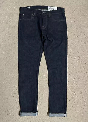 Rogue Territory RGT Skinny (32W X 36L) Nihon Menpu Denim Blue Jeans Men's • $79.95