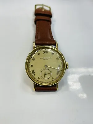 $4500 • Buy Vacheron Constantin Vintage 18k Yellow Gold Men’s Watch