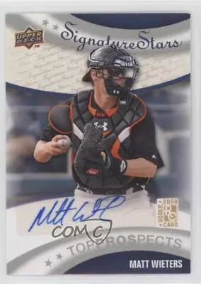 2009 Upper Deck Signature Stars Top Prospects Matt Wieters #209 Rookie Auto RC • $29.29