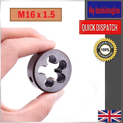 £5.92 • Buy UK M16 X 1.5mm Metric Thread Cutting Die - Right Hand Round Threading Dies 