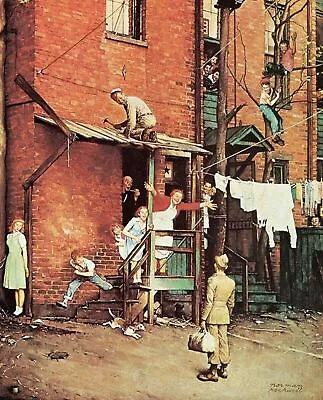 The Homecoming By Norman Rockwell Art Painting Print • $7.99