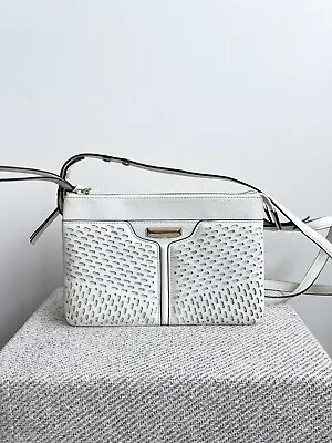 $40 • Buy MIMCO | White Leather Crossbody Bag