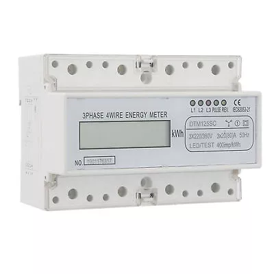 220/380V 20-80A Energy Consumption Electric Power Meter 3 Phase KWh Meter ▷ • $41.20