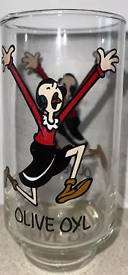 Vintage 1975 POPEYE OLIVE OYL Kollect A Set Series Coca-Cola Drinking Beer Glass • $16.16