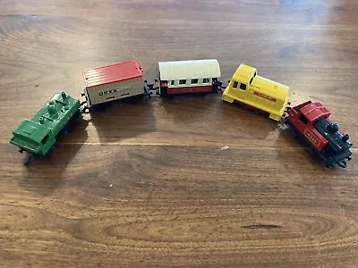 VINTAGE MATCHBOX #24 44 25 SHUNTER/Flat Car Container/Coach Lesney Train Car Lot • $14.95