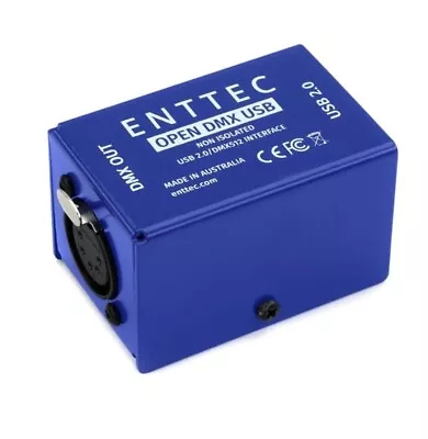 ENTTEC 70303 Open DMX USB - Basic DMX512 To USB 2.0 Interface. Bundle  • $62