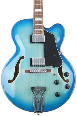 Ibanez Artcore AF75 Hollowbody Electric Guitar - Jet Blue Burst • $449.99