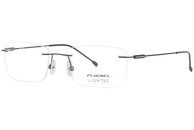 Morel Lightec 30239L GN09 Eyeglasses Frame Men's Gunmetal/Black Rimless 54mm • $129.95