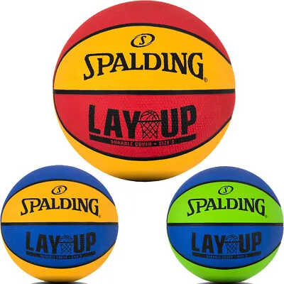 Spalding Layup Mini Rubber Outdoor Basketball • $23.75