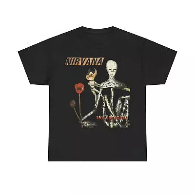 Rare Nirvana Incesticide Album Cover Gift For Fans Vintage Kurt Cobain T-shirt • $21.73