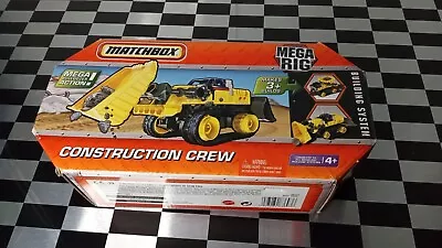 Matchbox Mega Rig Building System Construction Crew Bulldozer New! • $25